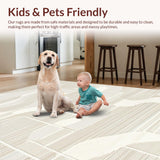 Dynamic Cream Abstract Wave Composition(Beige)