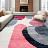 Luxurious Muted Tones Artful Geometry(Pink)