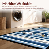 Modern Playful Traveler Motif(Blue)