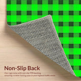 Contemporary Checkered Elegance(Green)