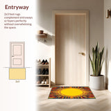 Warm Toned Artistic Swirl(Yellow)