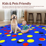 Fun Color Infused Round Layout(Blue)