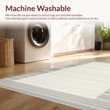 Chic Striped Border Arrangement(Beige)