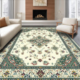Rustic Green Trellis Design(Ivory)