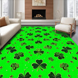 Cheerful Spring Themed Coir Mat(Green)