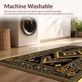 Elegant Earthy Colorful Medallion(Black)