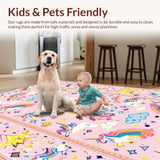 Cheerful Fuzzy Unicorn Fantasy(Pink)