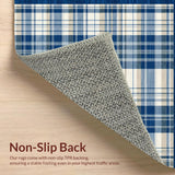 Classic Earth Toned Checker Design(Blue)