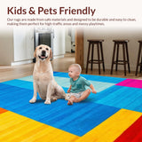 Exuberant Multicolor Flowing(Blue)