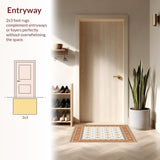 Ultra Soft Area Rug, Non Slip, Stain Resistant, Washable Area Rugs for Living Room, Bedroom, Oval Fluffy Area(Orange)