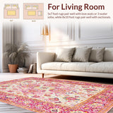 Chic Rose Toned Geometric Design(Pink)