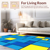 Engaging Pastel Alphabet and Shape Display(Blue)