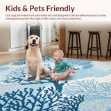 Contemporary Oceanic Coral Art(Blue)