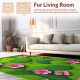 Charming Colorful Leaf Design(Green)