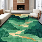 Engaging Contemporary Abstract Motif(Green)