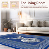 Captivating Contemporary Nature Motif(Blue)