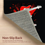 Artistic Guitar Graphic Presentation(Red)