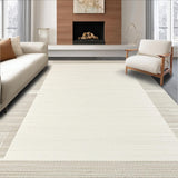 Ultra Soft Area Rug, Non Slip, Stain Resistant, Washable Area Rugs for Living Room, Bedroom, Rustic Unique Diamond Arrangement(Beige)