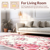 Delicate Plush Abstract Motif(Pink)