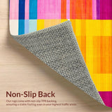 Eclectic Colorful Stripe Motif(Yellow)