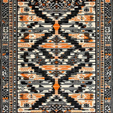 Ultra Soft Area Rug, Non Slip, Stain Resistant, Washable Area Rugs for Living Room, Bedroom, Contemporary Abstract Linear Aesthetics(Black)