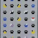Ultra Soft Area Rug, Non Slip, Stain Resistant, Washable Area Rugs for Living Room, Bedroom, Rustic Cozy Animal Print Accent(Gray)