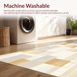 Ultra Soft Area Rug, Non Slip, Stain Resistant, Washable Area Rugs for Living Room, Bedroom, Beige for(Beige)