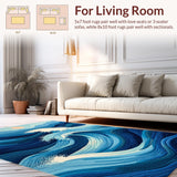 Chic Oceanic Swirl Design(Blue)