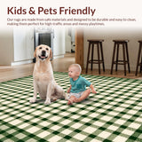 Rustic Checkered Texture Elegance(Green)