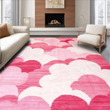 Delightful Cozy White Fluffy Aesthetic(Pink)