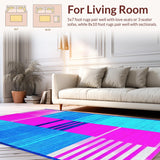 Contemporary Colorful Wave Design(Blue)