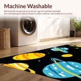 Dynamic Orbiting Planet Illustration(Black)