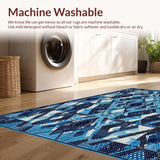 Geometric Spotted Playroom Area(Blue)