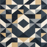 Ultra Soft Area Rug, Non Slip, Stain Resistant, Washable Area Rugs for Living Room, Bedroom, Modern Geometric Charcoal Beige Living Room Area Rug(Beige)