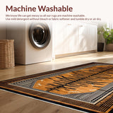 Ultra Soft Area Rug, Non Slip, Stain Resistant, Washable Area Rugs for Living Room, Bedroom, Chic Rustic Animal Print Elegance(Brown)