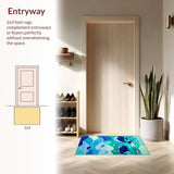 Blue Graphic Fantasy Scene(Blue)