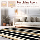 Ultra Soft Area Rug, Non Slip, Stain Resistant, Washable Area Rugs for Living Room, Bedroom, Textured Country Style Bedroom Area Rug(Beige)