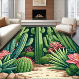 Artistic Green and Pink Botanical Fusion(Green)