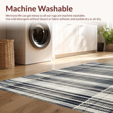 Chic Monochrome Striped Reversible Design(Black)