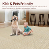 Earthy Textured Striped Aesthetic(Beige)