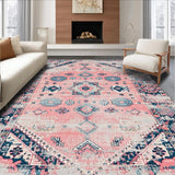 Tribal Floral Elegance in Pastels(Pink)