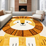Ultra Soft Area Rug, Non Slip, Stain Resistant, Washable Area Rugs for Living Room, Bedroom, Soft Earthy Toned Safari Style(Brown)