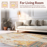 Area with Elegant Vintage Inspired(Ivory)