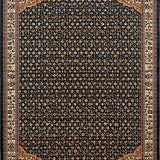 Ultra Soft Area Rug, Non Slip, Stain Resistant, Washable Area Rugs for Living Room, Bedroom, Rustic Black Brown Nature Pattern(Black)