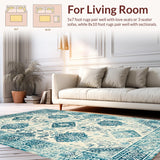 Charming Earthy Floral Embellishments(Blue)