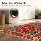 Chic Modern Abstract Floral(Red)