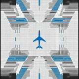 Dynamic Black and Blue Skyscape(Gray)