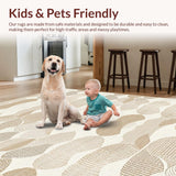 Chic Curved Natural Textures(Beige)