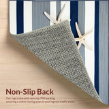 Minimalist Grey Striped Artistry(Blue)