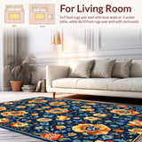 Ornate Floral Geometric Fusion(Blue)